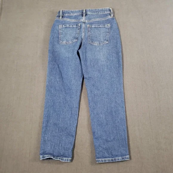 Style & Co Jeans Womens Size 2 Petite  Girlfriend Straight - Picture 2 of 9